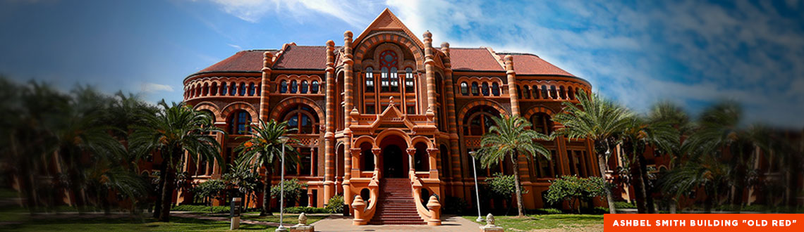 The University of Texas Medical Branch's Ashbel Smith building (a.k.a. 'Old Red')