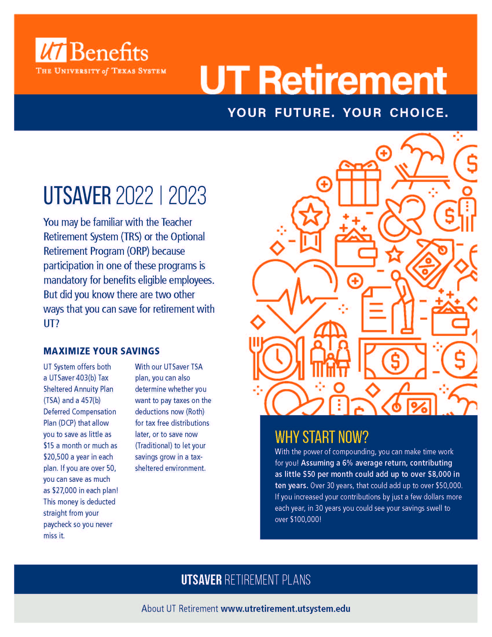 UT Retirement brochure cover
