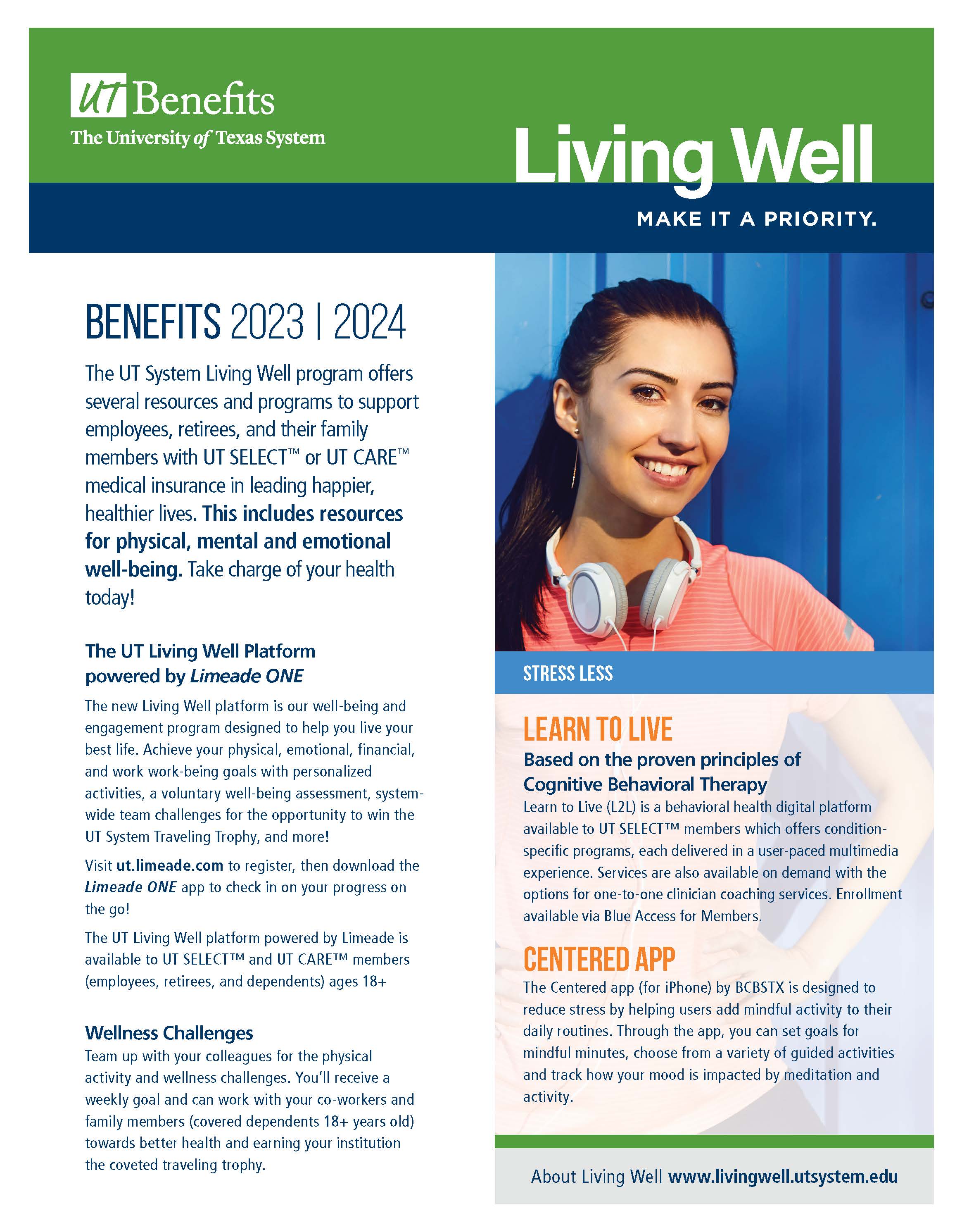 Living Well Resources cover sheet