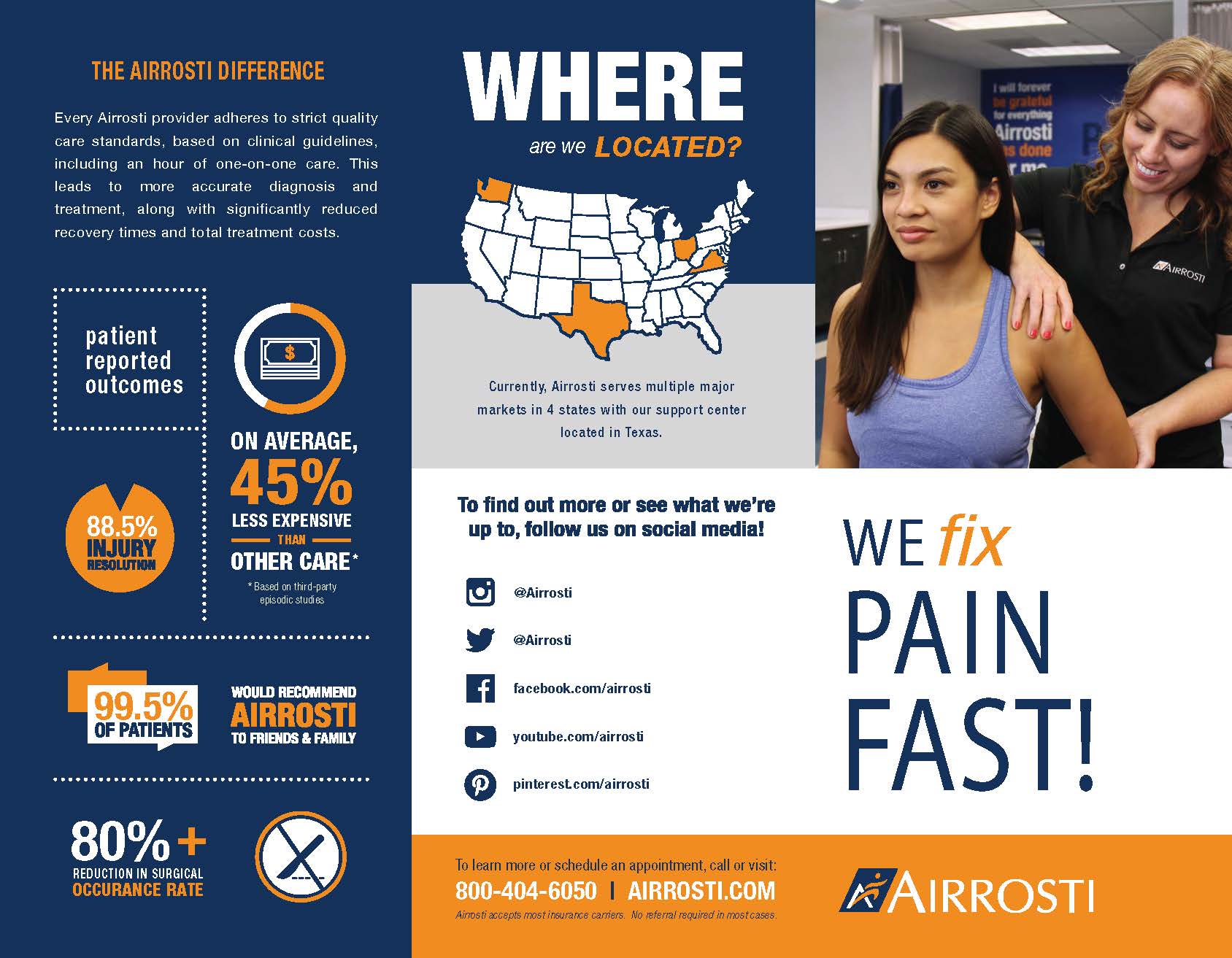 Airrosti brochure cover