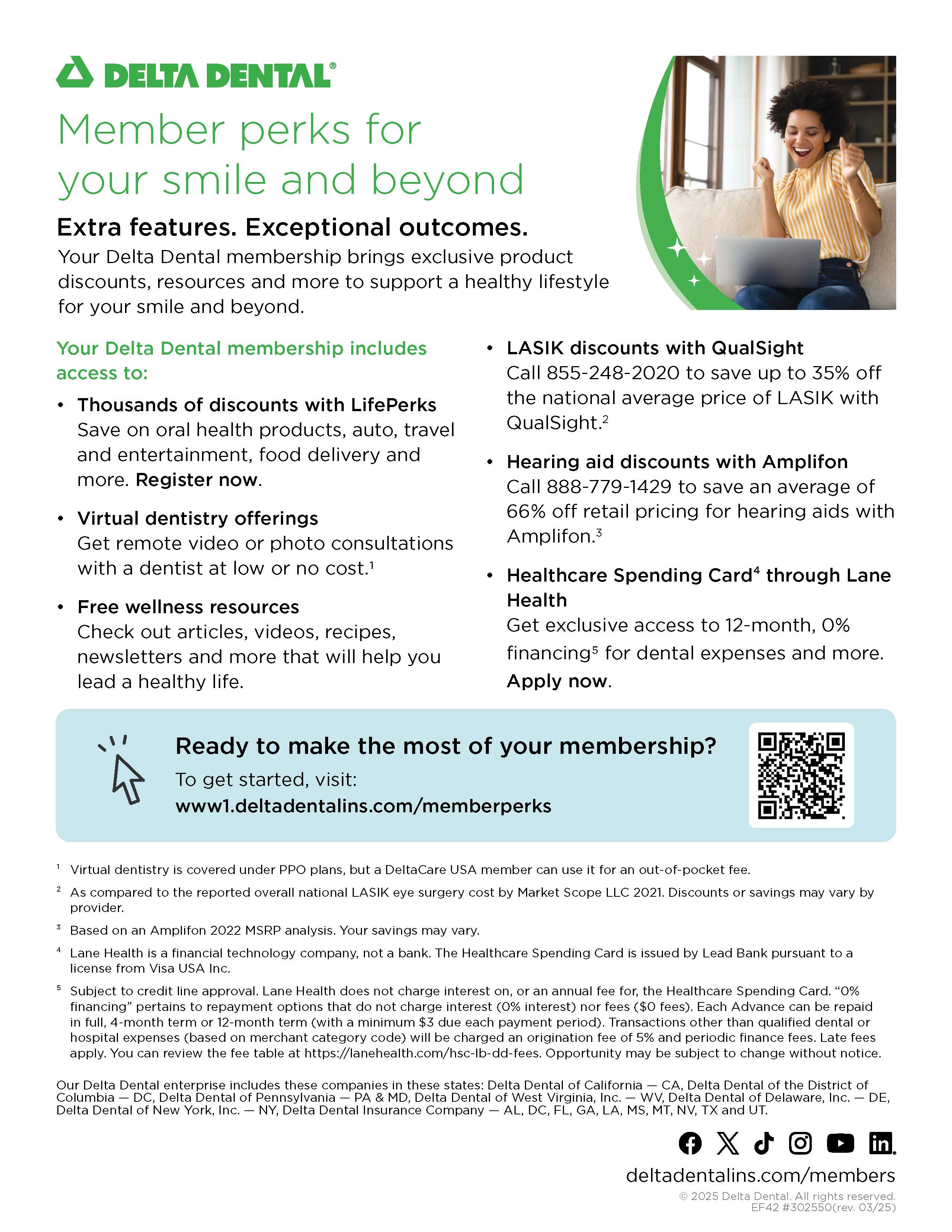Delta Dental Features with LifePerks