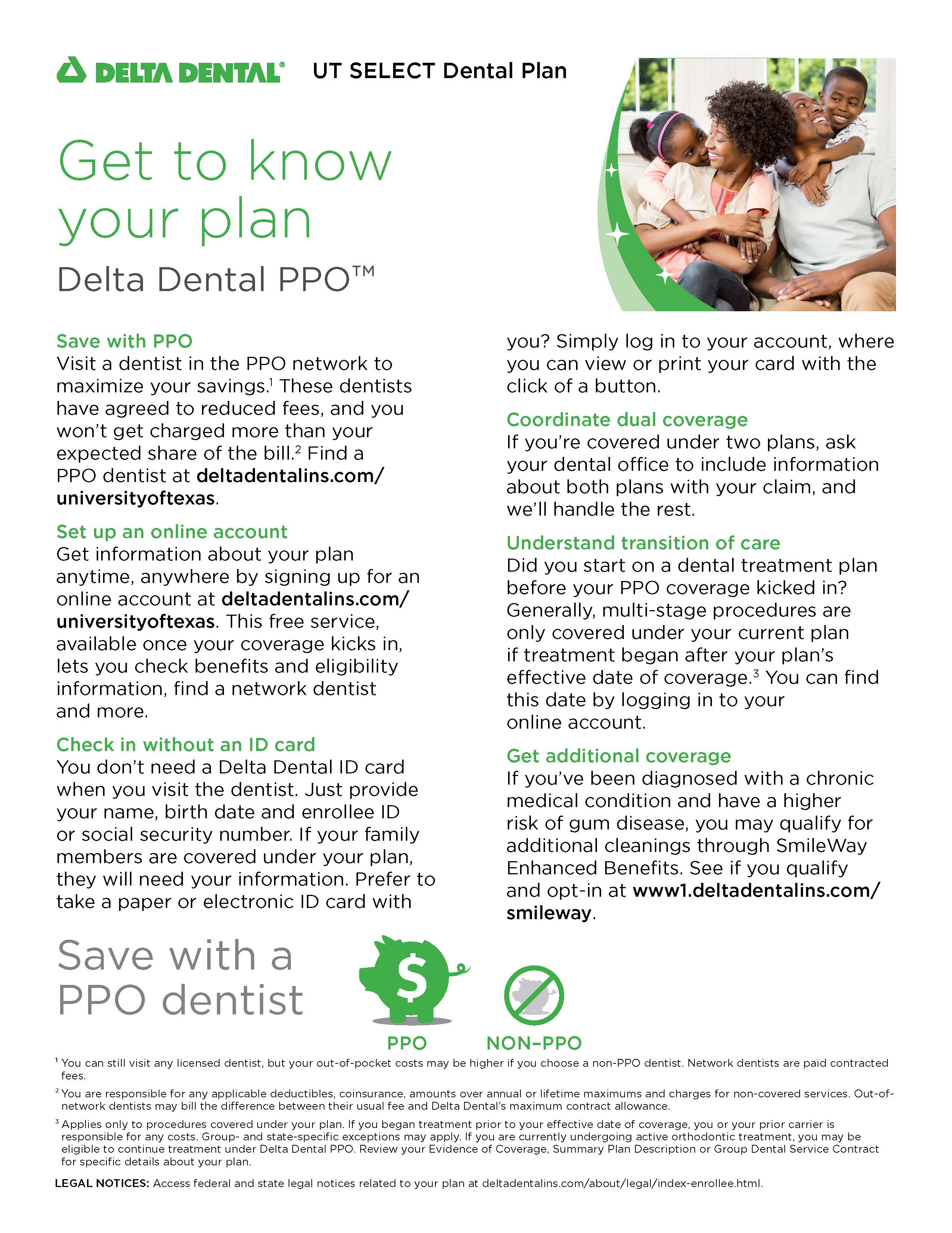 UT SELECT Dental Highlights cover sheet