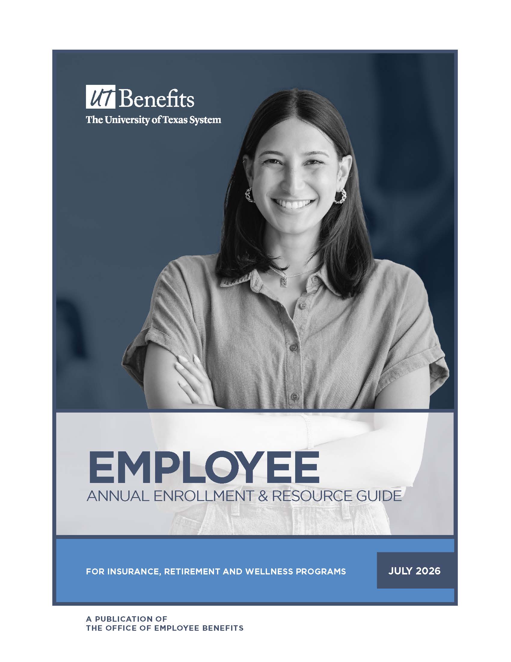 2026-2027 Cover image of the Annual Enrollment Guide for Employees