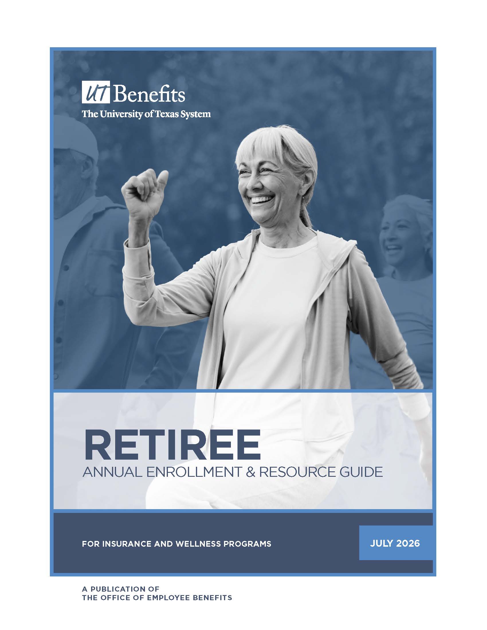 2026-2027 Cover image for the Annual Enrollment Guide for Retired Employees