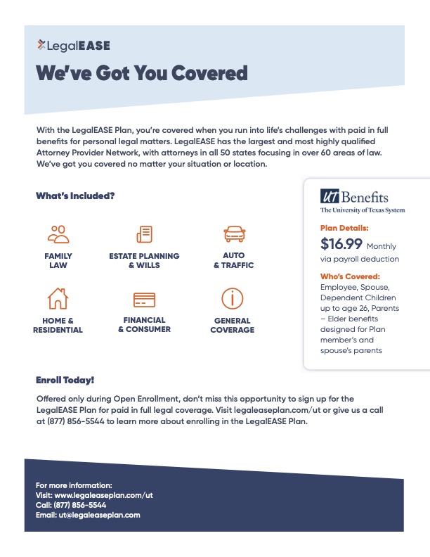 Legal Ease Enrollment Guide Cover