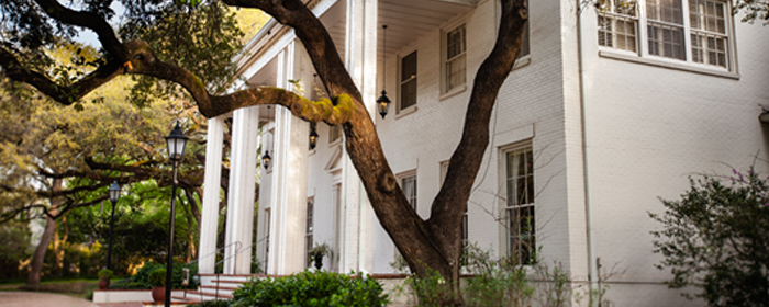 Bauer house front entrance