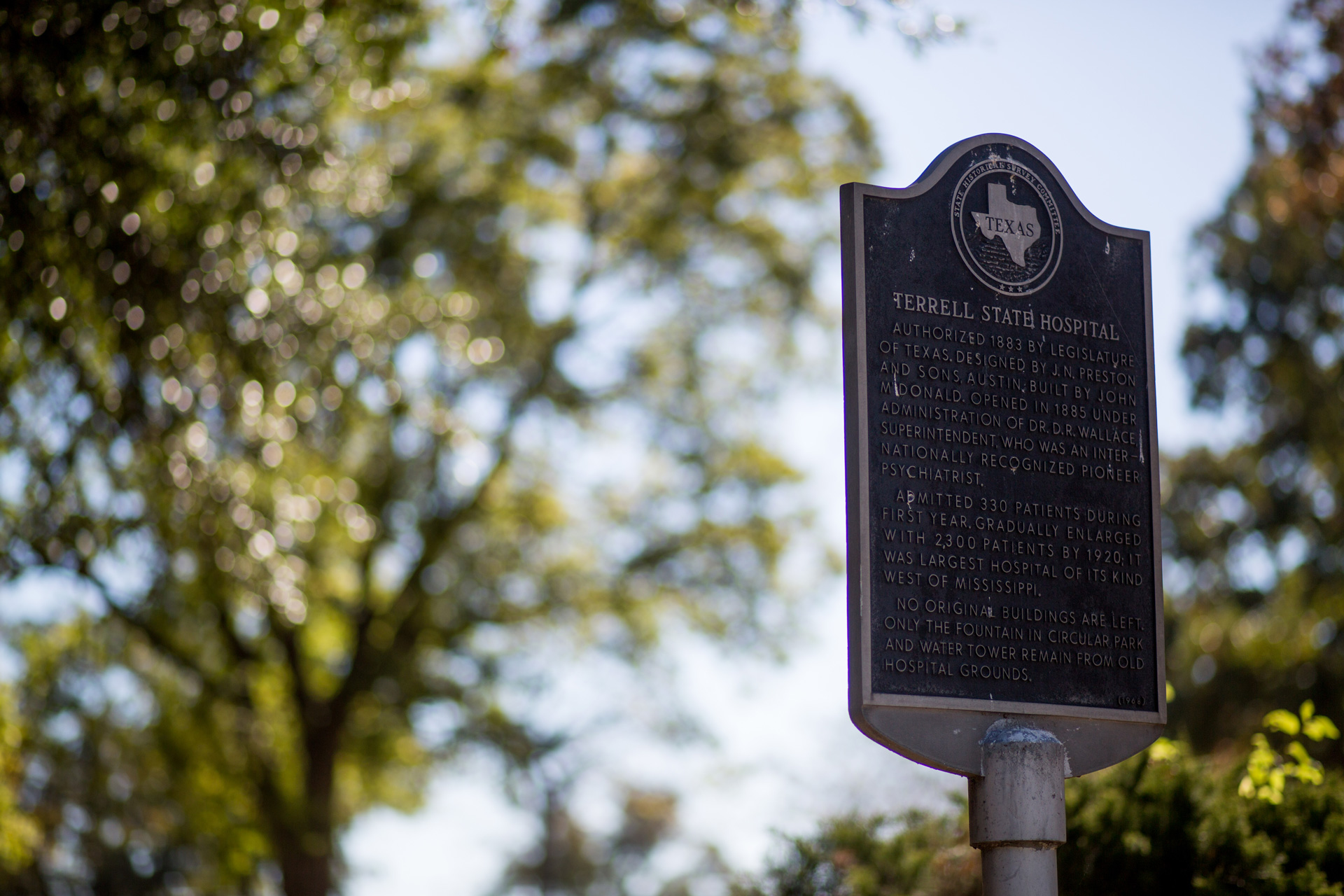 Terrell State Hospital is responsible for providing services for individuals with mental illnesses residing within a 19 county, 12,052 square mile service region, with a population of over 3 million.