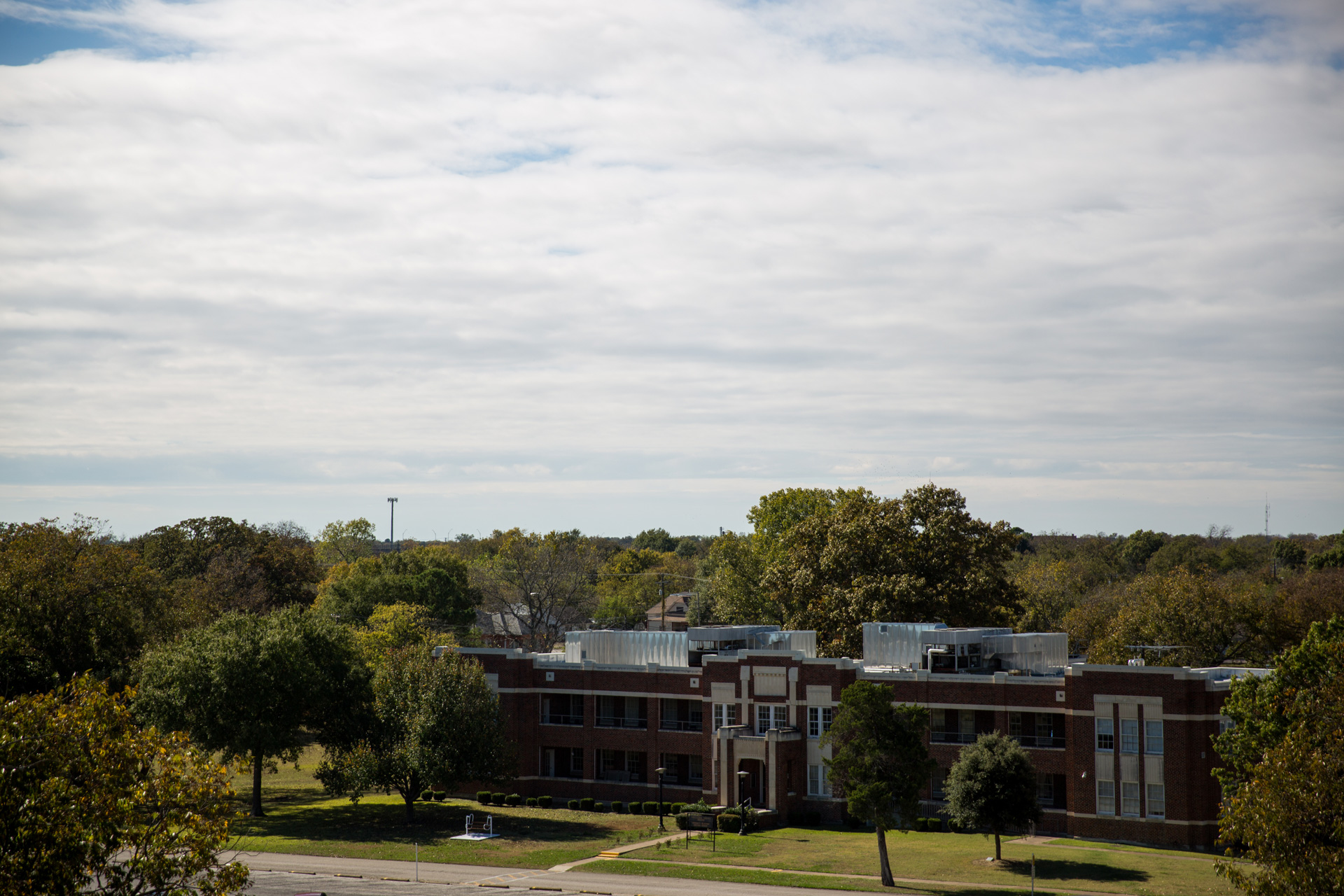 An aerial view of the Terrell State Hospital, which is situated on roughly 673 acres of land located east of town.