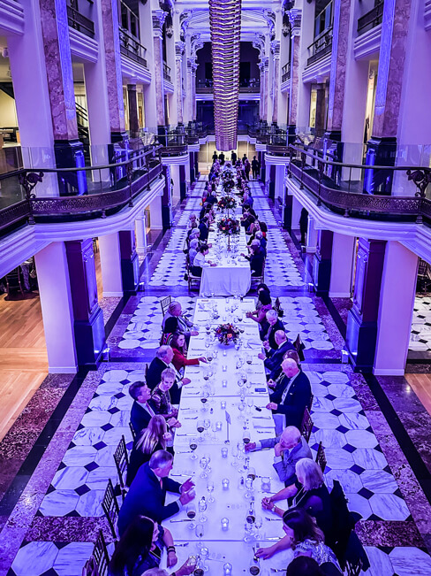 Dinner at the National Portrait Gallery