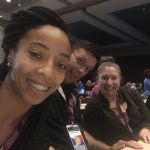 Rayven Hancock, Geoffrey Merritt and Ashley Griffin attended the 2017 TCOLE Conference