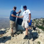 On June 24, 2017, Inspector Charlie Patnode (ODOP) and Officer Bion Bell (UTEP) participated in the annual COPS on Top hike to the top of Guadalupe Peak