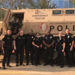 UT Health Science Center San Antonio officers with UT System ODOP Rescue 170 in Houston