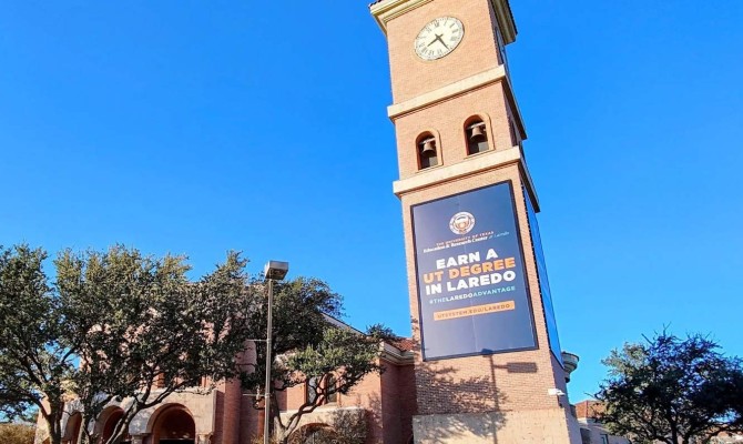 Exterior of  UT Education and Research Center at Laredo