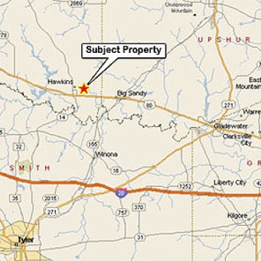 Primary map for property: 20% interest in 148.18 acres