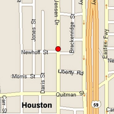 Primary map for property: 2715 Jensen Drive
