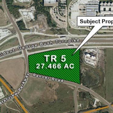 Primary map for property Tract 5: 27.466 acres