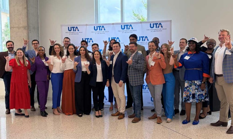 Group photo of Centurions during the Spring meeting at UT Arlington